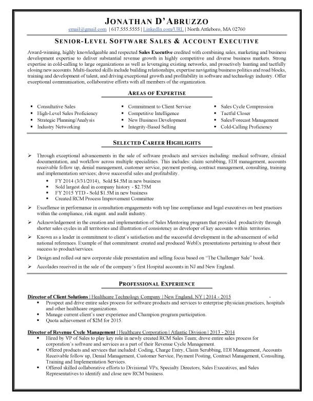 Jon's resume before Careerminds